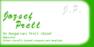 jozsef prell business card